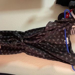 Black with white patterns